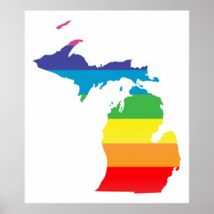 michigan pride. poster
