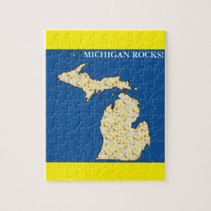 MICHIGAN ROCKS! JIGSAW PUZZLE