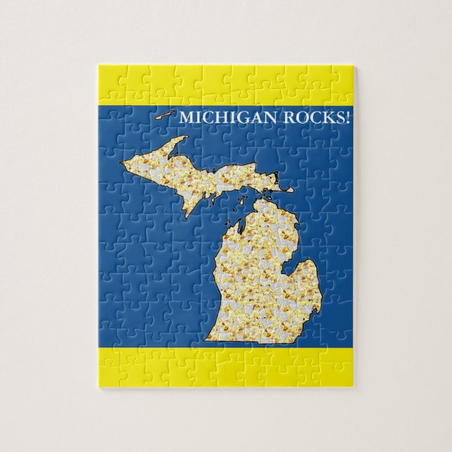 MICHIGAN ROCKS! JIGSAW PUZZLE (Vertical)