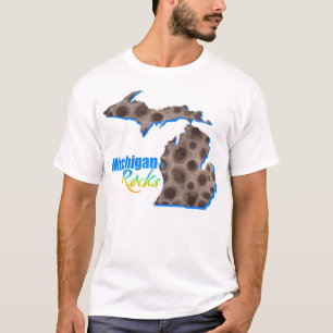 Michigan rocks   Petoskey stone pattern  T-Shirt