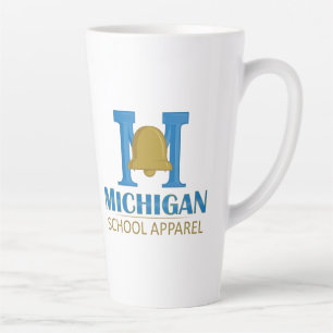 Michigan School Apparel Latte Mug