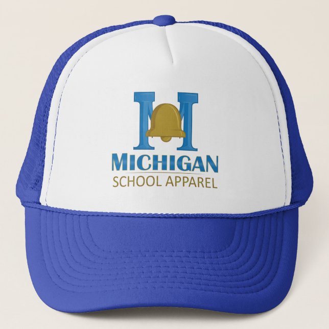 Michigan School Apparel Trucker Hat (Front)