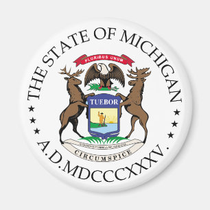 Michigan sign magnet