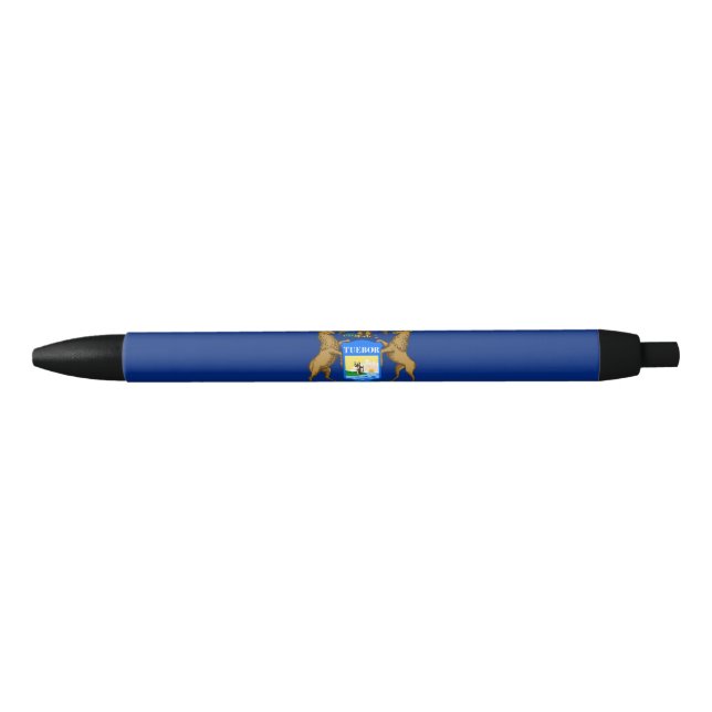 Michigan State Flag Blue Ink Pen (Front)