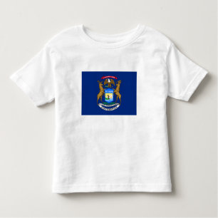 Michigan State Flag Toddler T-Shirt