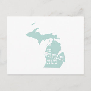Michigan State Nickname Postcard