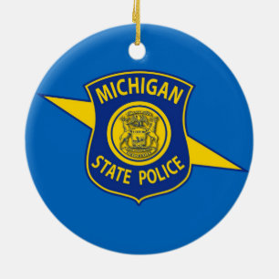 Michigan State Police Ornament
