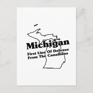 Michigan State Slogan Postcard