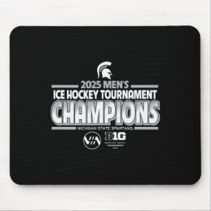 Michigan State Spartans Men's Hockey Big Ten Champ Mouse Pad