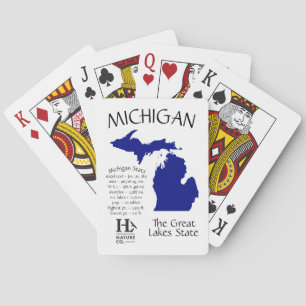 Michigan Statistics Playing Cards