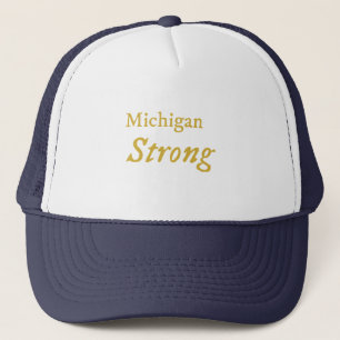 Michigan Strong Trucker Hat