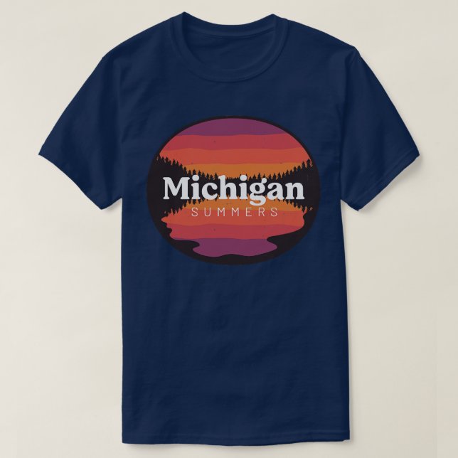 Michigan Summers T-Shirt (Design Front)