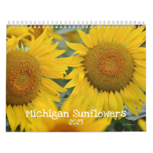 Michigan Sunflowers Calendar