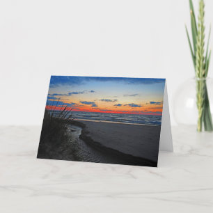 Michigan Sunset Card