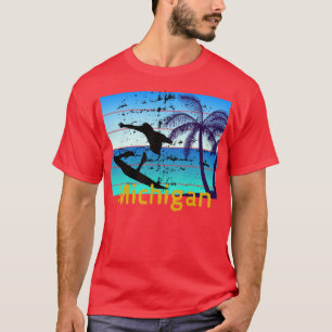Michigan surfing in USA1 T-Shirt