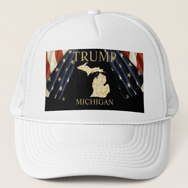 MICHIGAN  TRUCKER HAT (Front)
