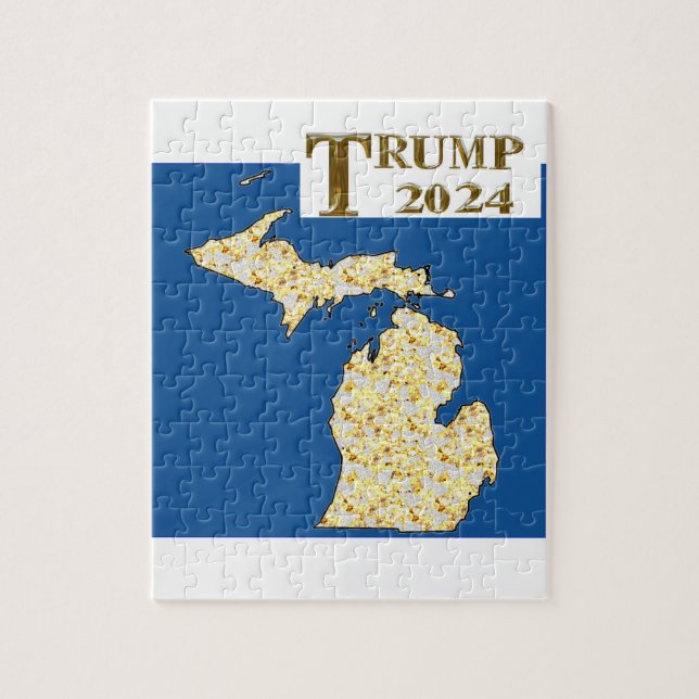 MICHIGAN TRUMP JIGSAW PUZZLE (Vertical)