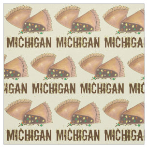 Michigan Upper Peninsula Pasty Meat Pie Foodie Fabric