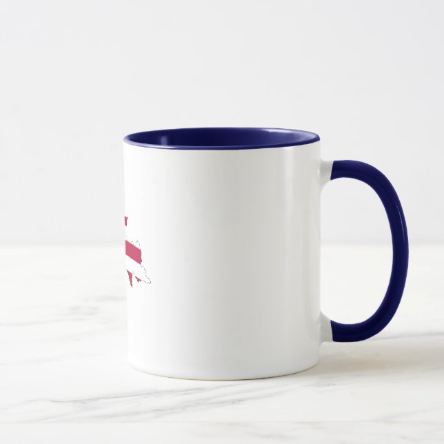 Michigan Upper Peninsula Ringer Mug (Right)