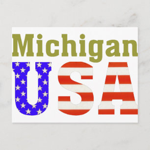 Michigan USA! Postcard
