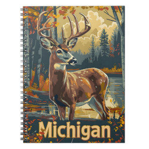 Michigan White-tailed deer Notebook