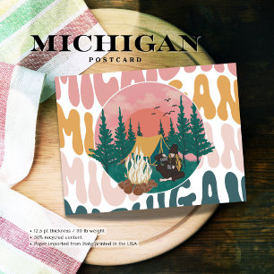 Michigan Wilderness Retreat Postcard