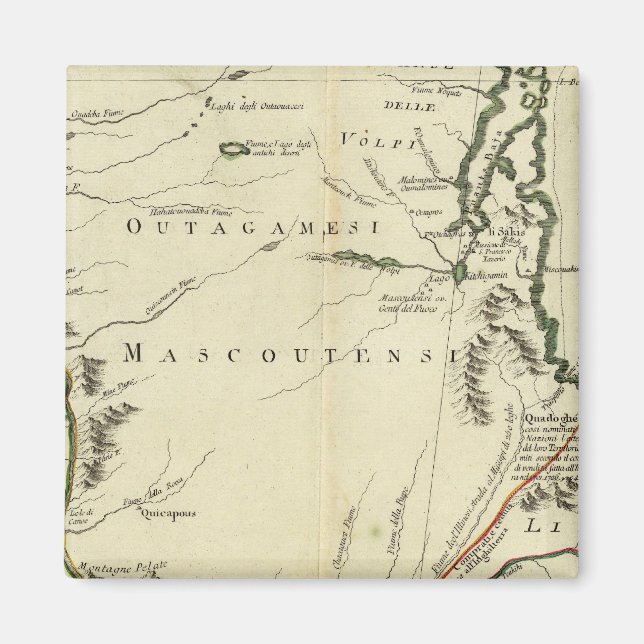 Michigan, Wisconsin, Illinois Magnet (Front)