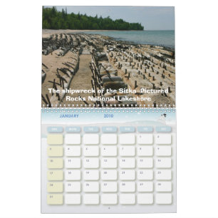 Michigan's Upper Peninsula.. Calendar