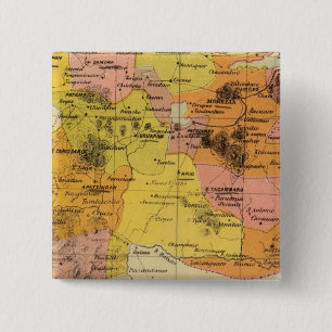 Michoacan, Mexico 15 Cm Square Badge