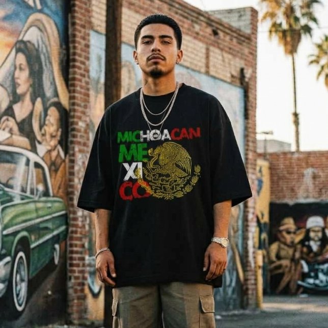 Michoacan Mexico Flag  T-Shirt (Michoacan Mexico Flag T-Shirt)