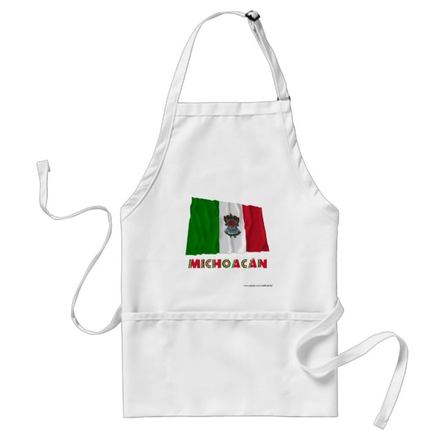 Michoacán Waving Unofficial Flag Standard Apron (Front)