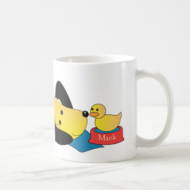 Mick and Faithful Henry Coffee Mug (Right)