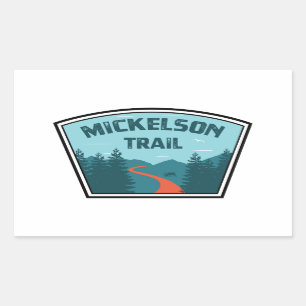 Mickelson Trail Rectangular Sticker