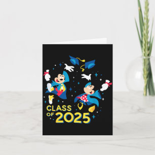 Mickey & minnie mouse graduation class of 2025 card