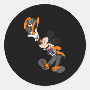 Mickey And Friends Halloween Costume  Classic Round Sticker