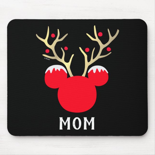 Mickey Family Christmas Mom  Mouse Pad (Front)