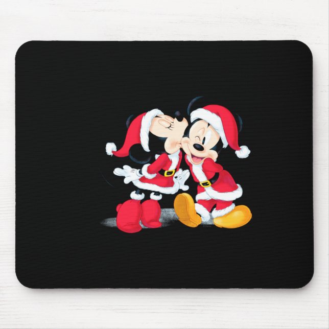 Mickey Minnie Jingle Bell Fun  Mouse Pad (Front)