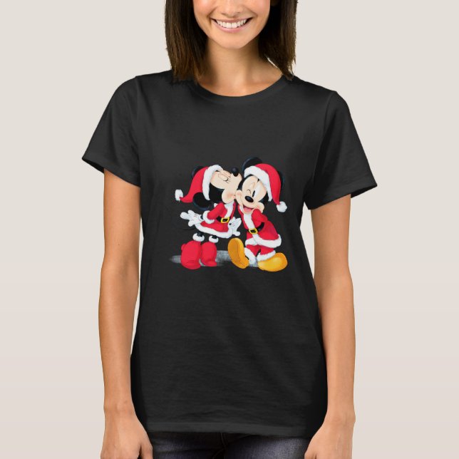 Mickey Minnie Jingle Bell Fun  T-Shirt (Front)