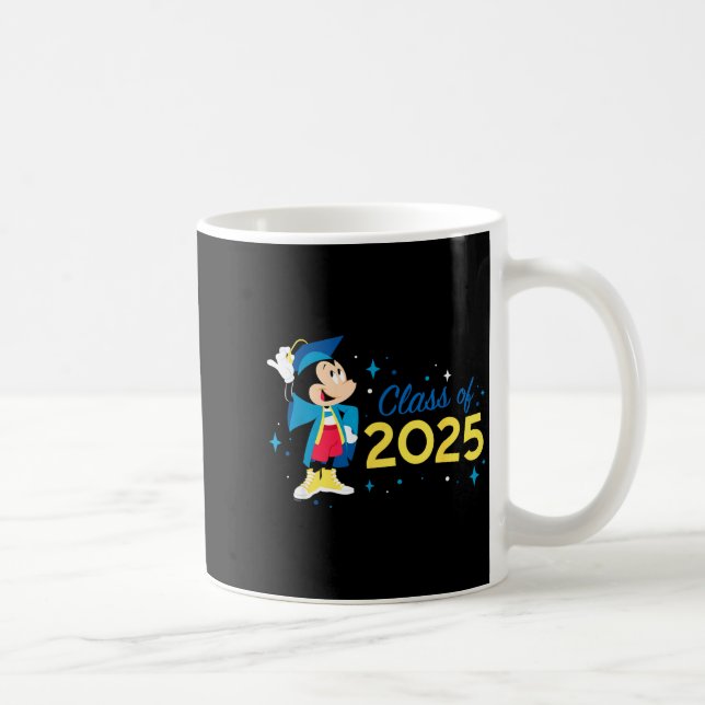 Mickey mouse cap &amp; gown '25 graduation class o coffee mug (Right)