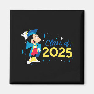 Mickey mouse cap & gown '25 graduation class o magnet
