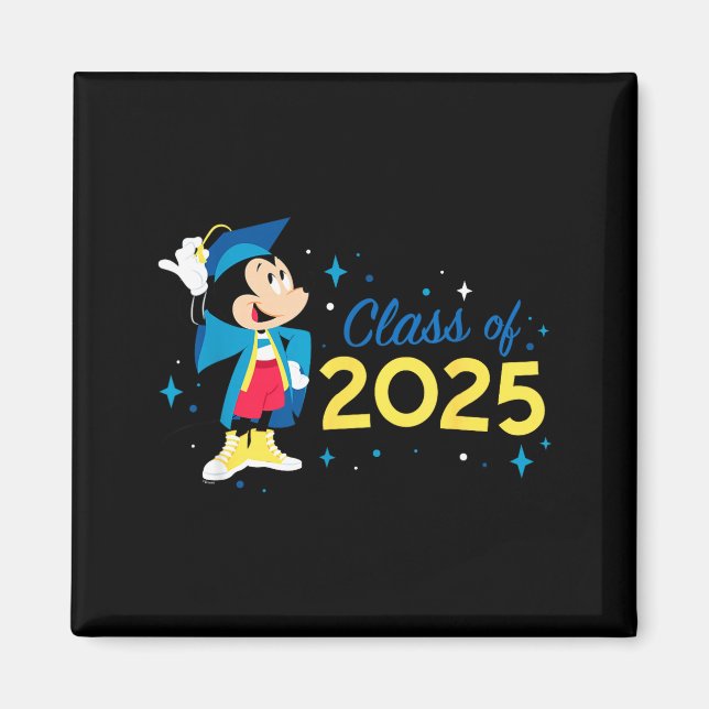 Mickey mouse cap &amp; gown '25 graduation class o magnet (Front)