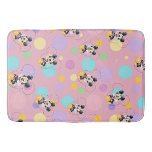 Mickey Mouse Polka Dot red Baby Shower Bath Mat