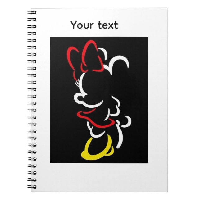 Mickey spiral notebook  (Front)