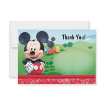 Mickey Thank You Cards
