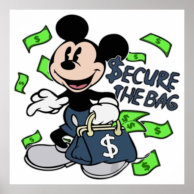 Mickey Vibrant Prosperity Motivation Poster (Front)