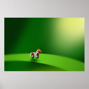 Micro Animals - Horse Poster