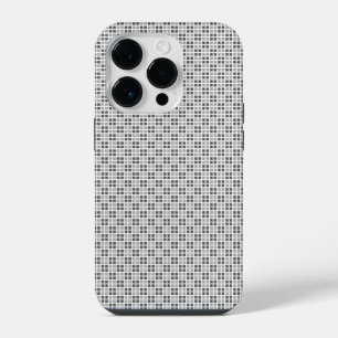 Micro Chequered White iPhone Protector 14 Pro Case