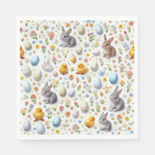 Micro Ditsy Easter Luncheon Napkins