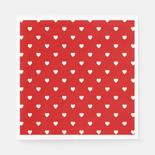 Micro Hearts Napkin (Front)