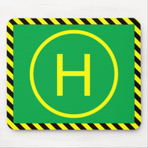 Micro Heli Landing Pad Mouse Pad